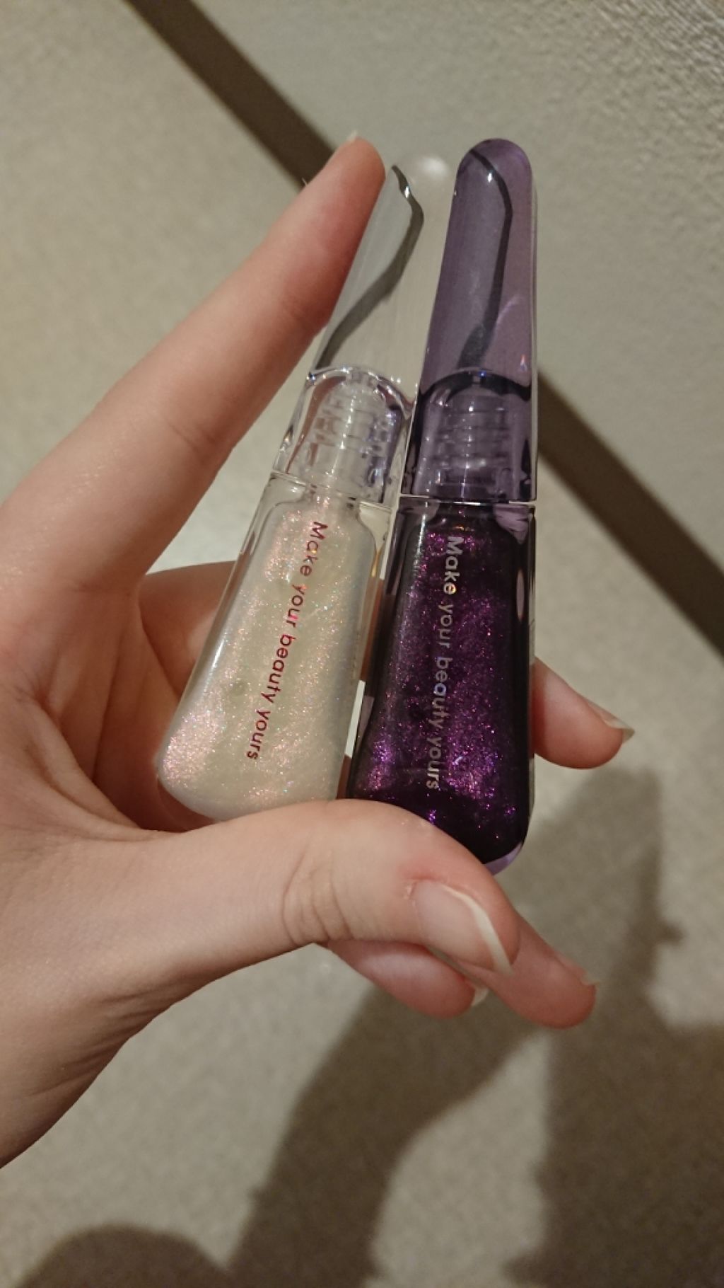 LIP38℃ +UnFrame<ホログラフィック>/UZU BY FLOWFUSHI/リップグロスを使ったクチコミ(1枚目)