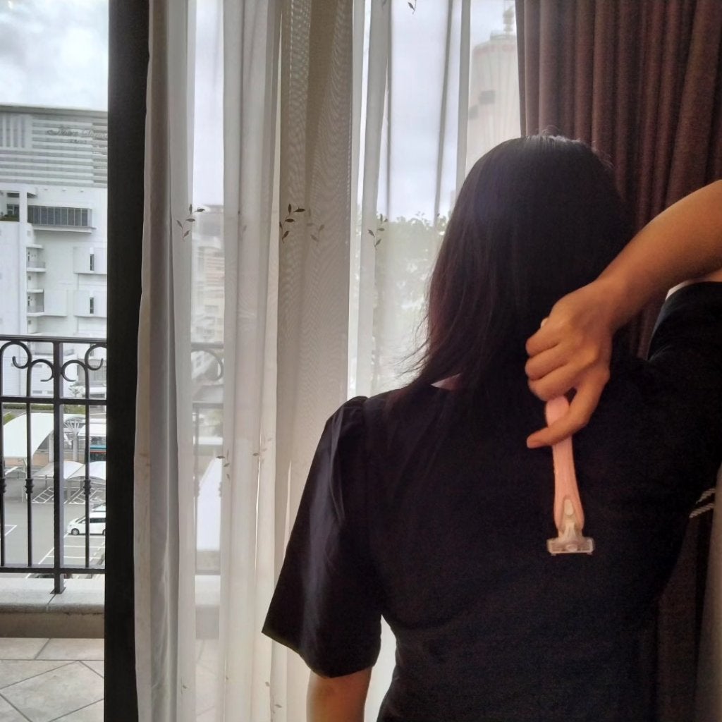 ピアニィ背中用/ピアニィ/シェーバーを使ったクチコミ(3枚目)