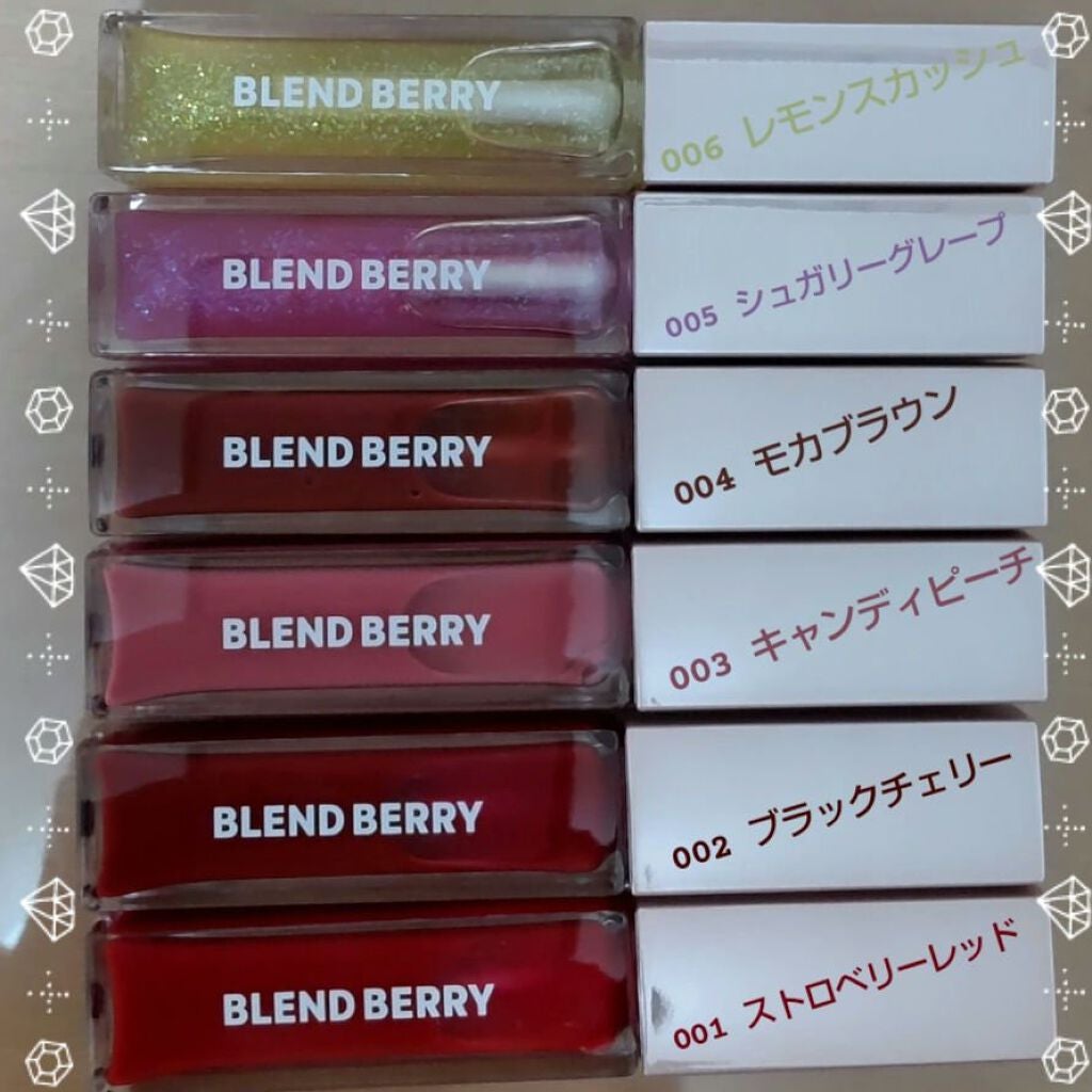 ジューシィリップデュウ/BLEND BERRY/口紅を使ったクチコミ(2枚目)