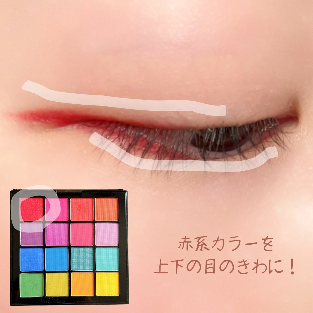 パーフェクトマルチアイズ/キャンメイク/アイシャドウパレットを使ったクチコミ(4枚目)