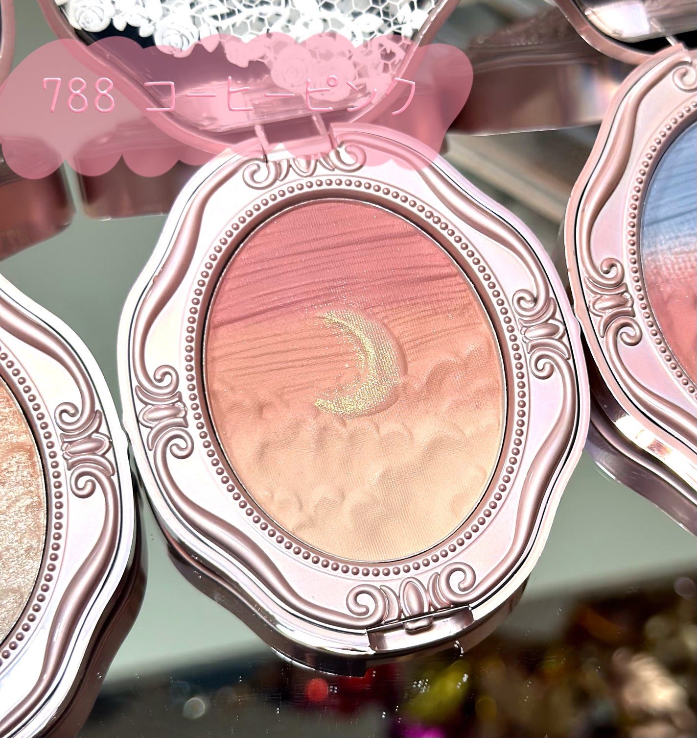 女王のカメオグラデーションチーク/COLORROSE/パウダーチークを使ったクチコミ(4枚目)