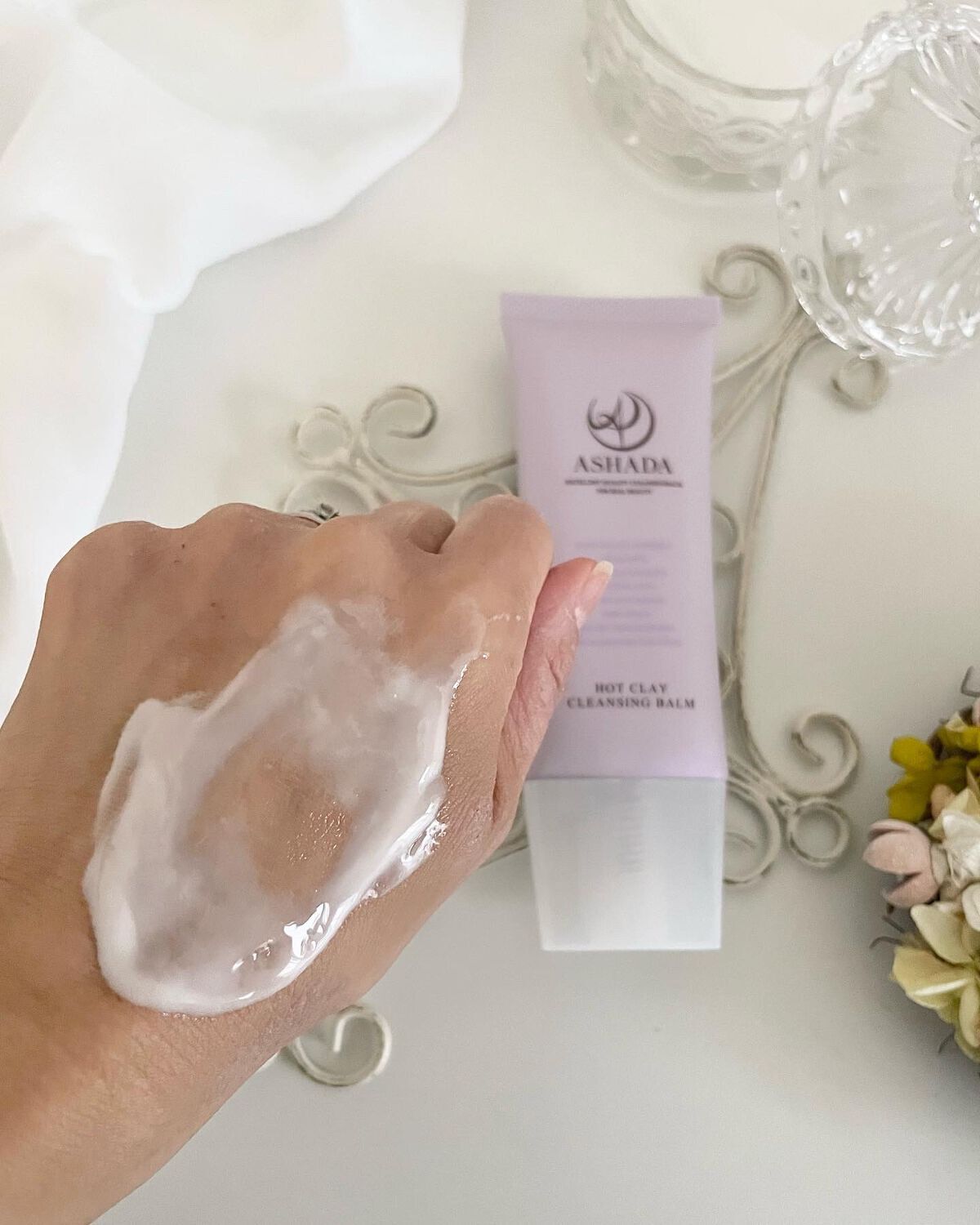 ホットクレイ クレンジング バーム/アスハダ/クレンジングバームを使ったクチコミ（3枚目）