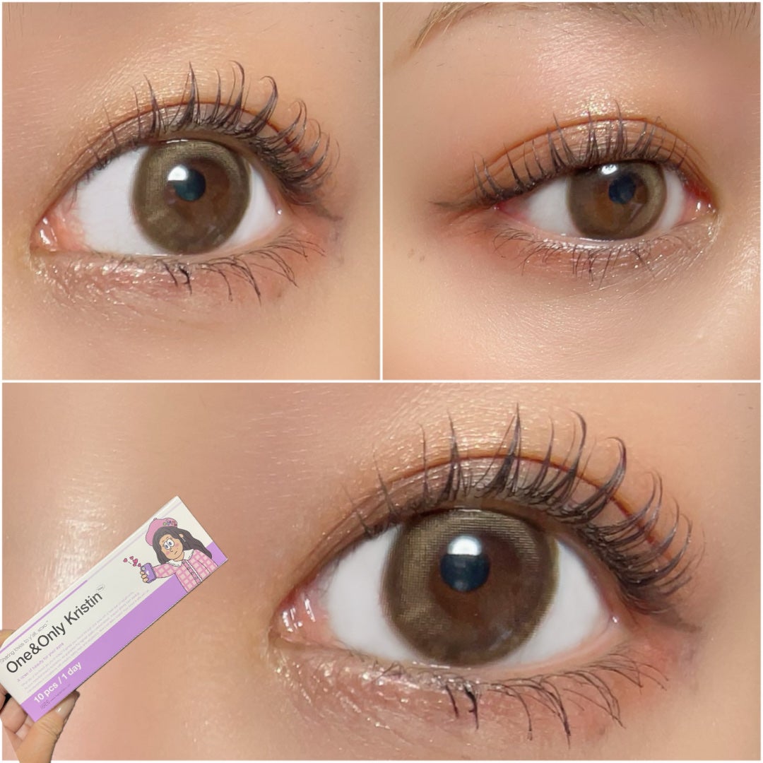 ワンアンドオンリークリスティン/Hapa kristin/カラーコンタクトレンズを使ったクチコミ(3枚目)