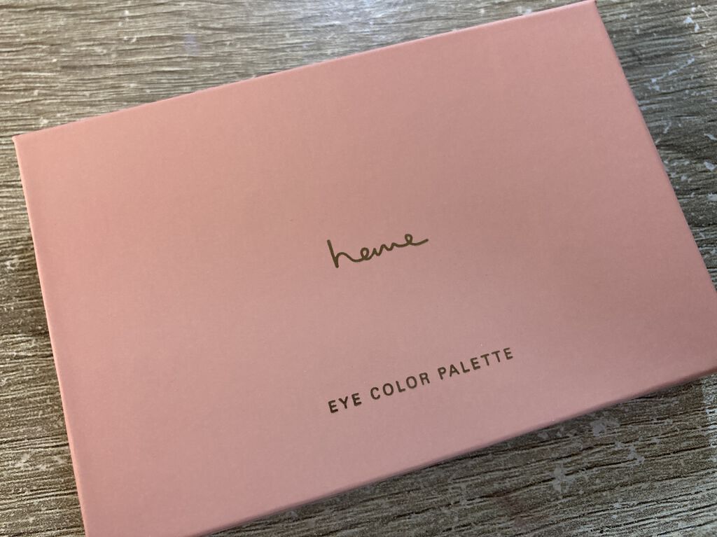 アイカラーパレット/heme/アイシャドウパレットを使ったクチコミ（1枚目）