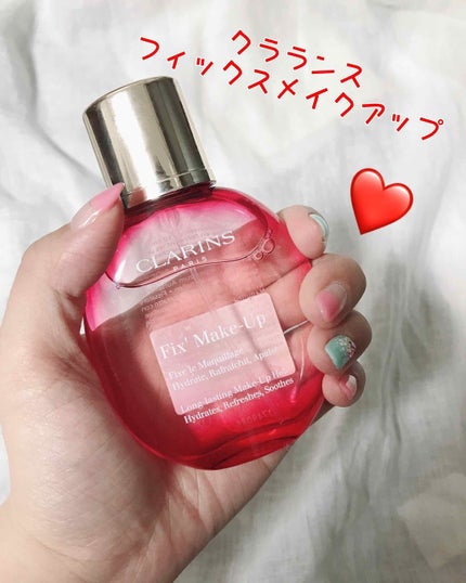 フィックス メイクアップ/CLARINS/ミスト状化粧水を使ったクチコミ(1枚目)