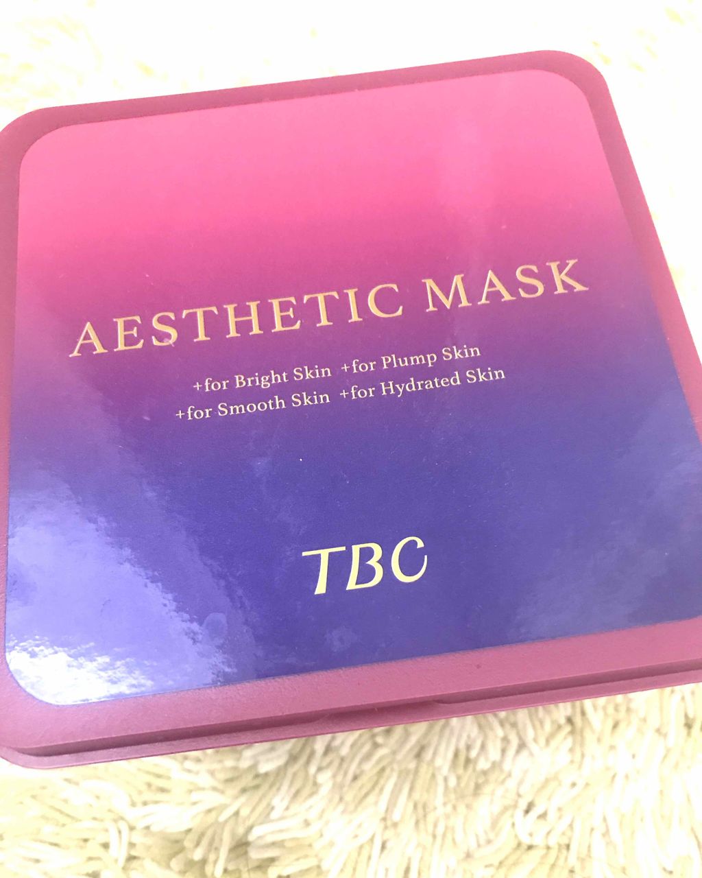 TBC エステティックマスク/TBC/シートマスク・パックを使ったクチコミ(1枚目)