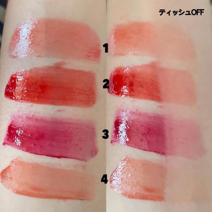 Glassy Layer Fixing Tint/lilybyred/口紅を使ったクチコミ(3枚目)