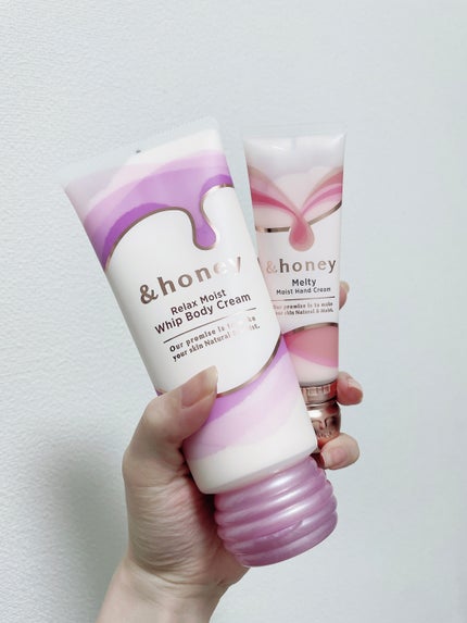 アンドハニー メルティモイスト ハンドクリーム/&honey/ハンドクリームを使ったクチコミ(1枚目)