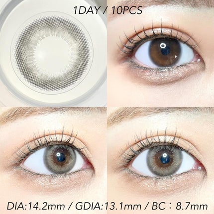 Pompon Pop /chuu LENS/ワンデー(1DAY)カラコンを使ったクチコミ(6枚目)