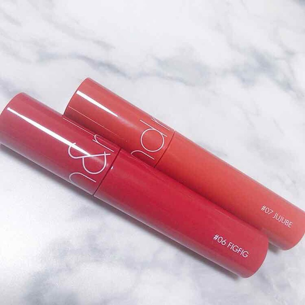 ジューシーラスティングティント/rom&nd/リップティントを使ったクチコミ（3枚目）