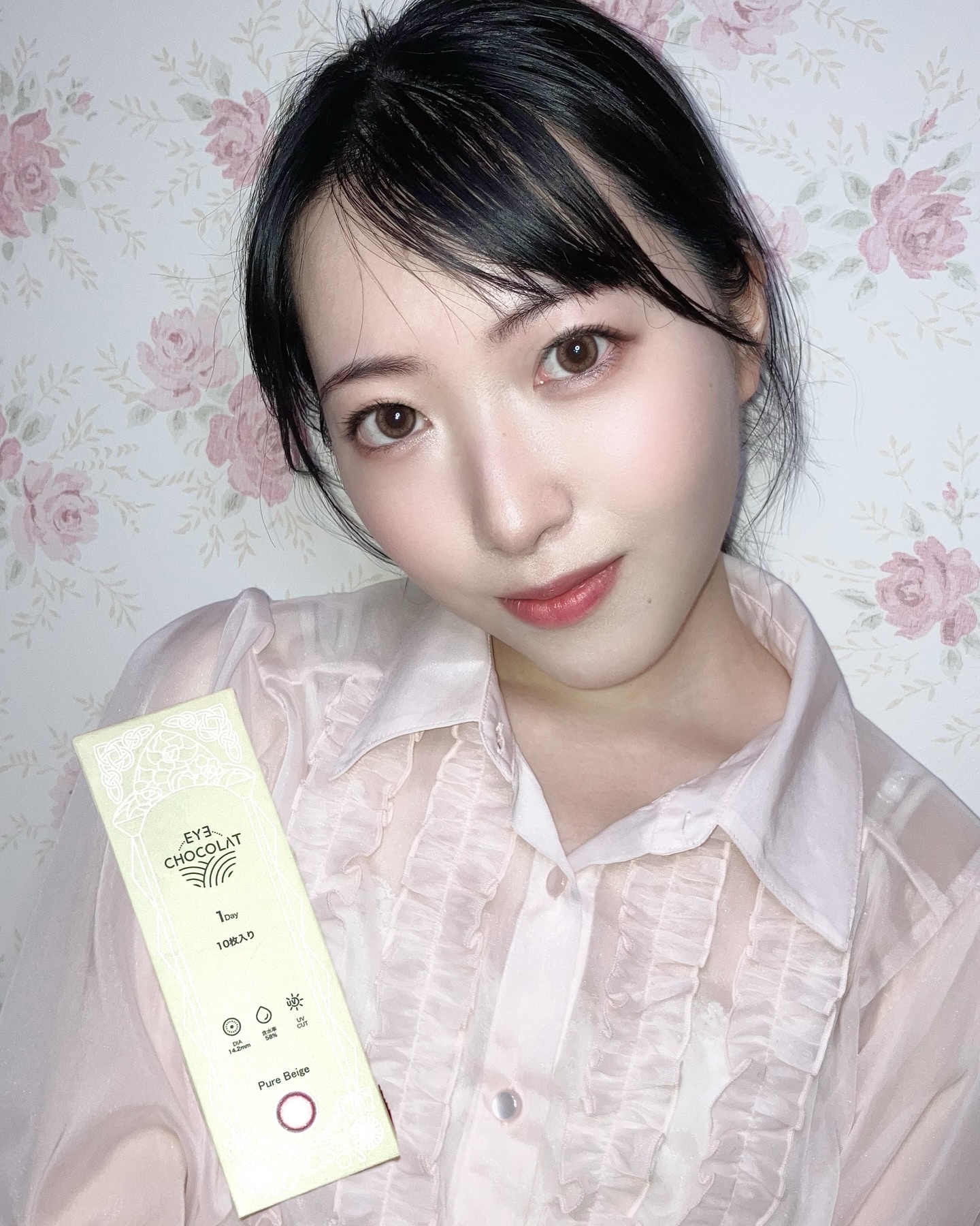 アイショコラ/EYE CHOCOLAT/ワンデー（１DAY）カラコンを使ったクチコミ（2枚目）