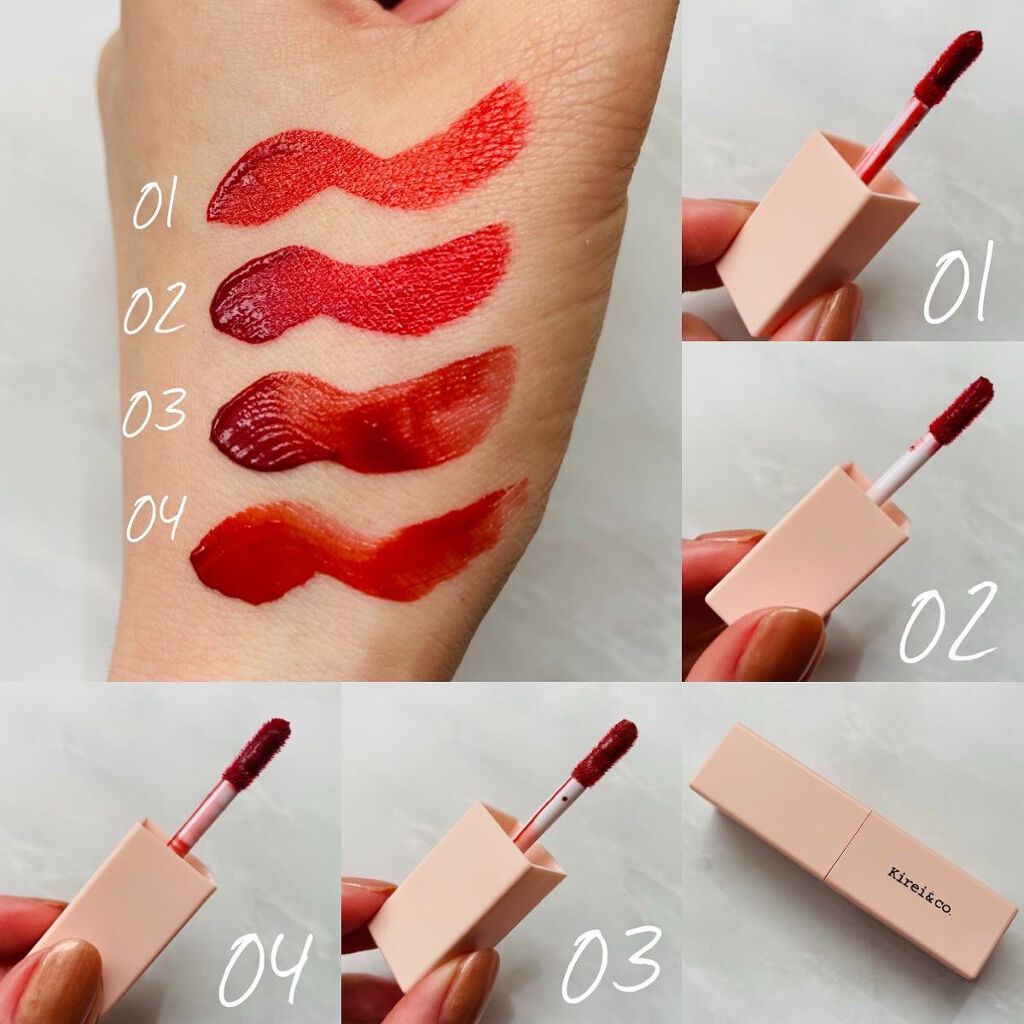 ルージュリップティント/Kirei&co./口紅を使ったクチコミ（1枚目）