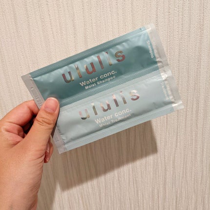 ウォーターコンク モイストシャンプー/ヘアトリートメント/ululis/市販シャンプーを使ったクチコミ(1枚目)