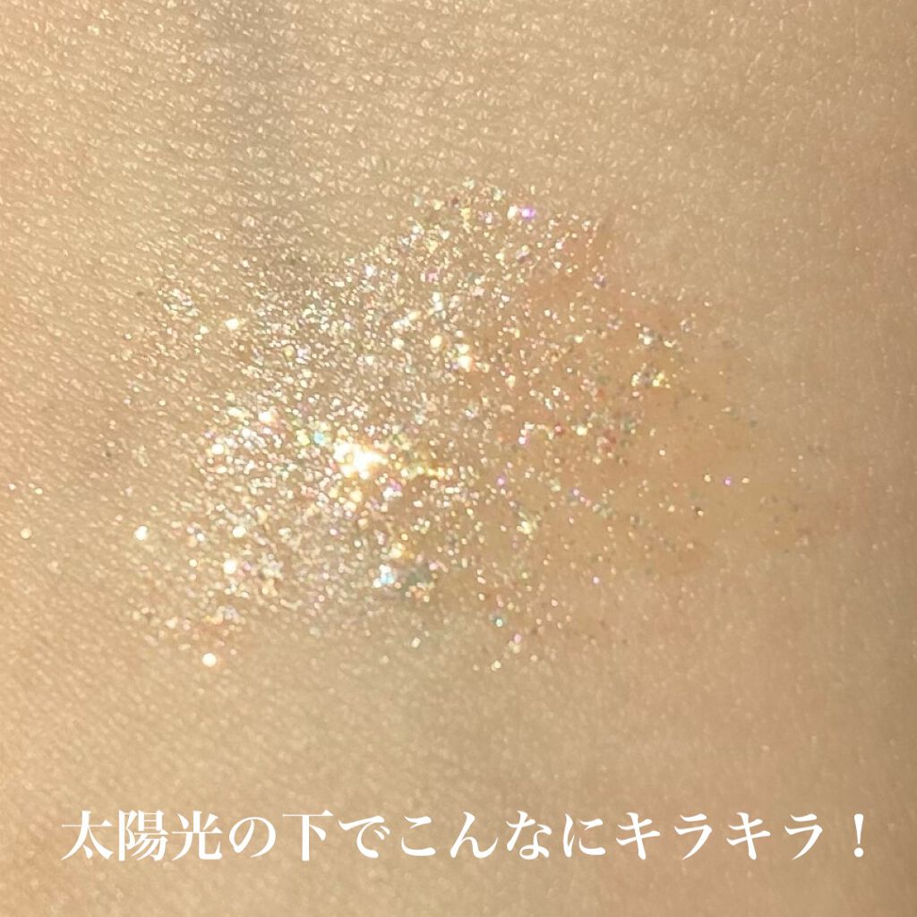 パールブリーアイグリッター G03 どきどきハニーオレンジ/BLACK ROUGE/グリッターを使ったクチコミ（3枚目）