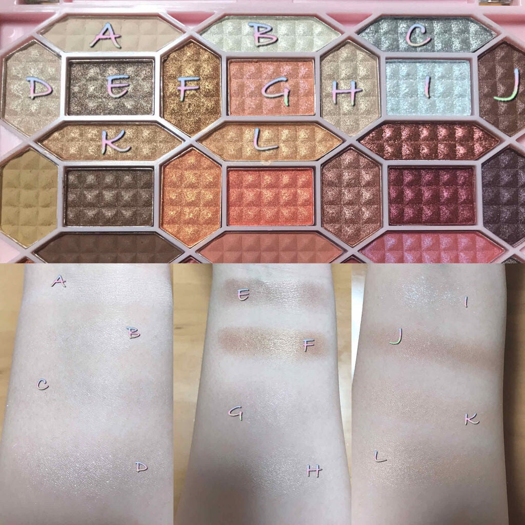 33色プロアイシャドウパレット/Dolly Angel/アイシャドウパレットを使ったクチコミ(2枚目)