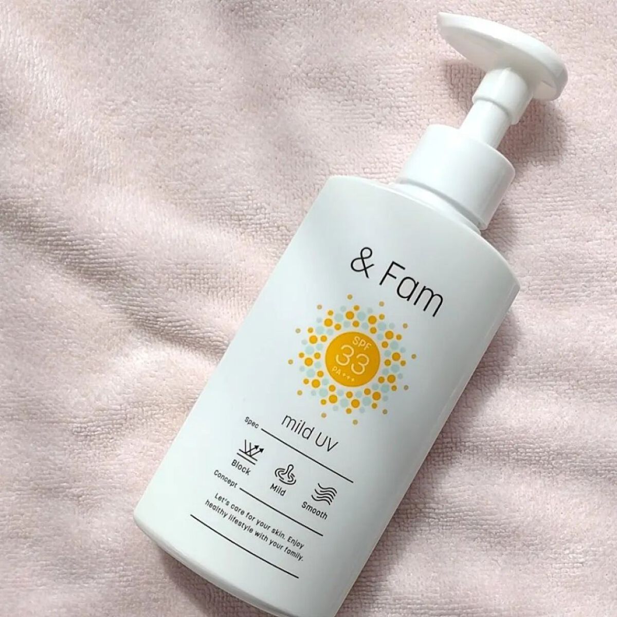 マイルドUV SPF33 PA＋＋＋/＆ Fam/日焼け止めジェルを使ったクチコミ（1枚目）