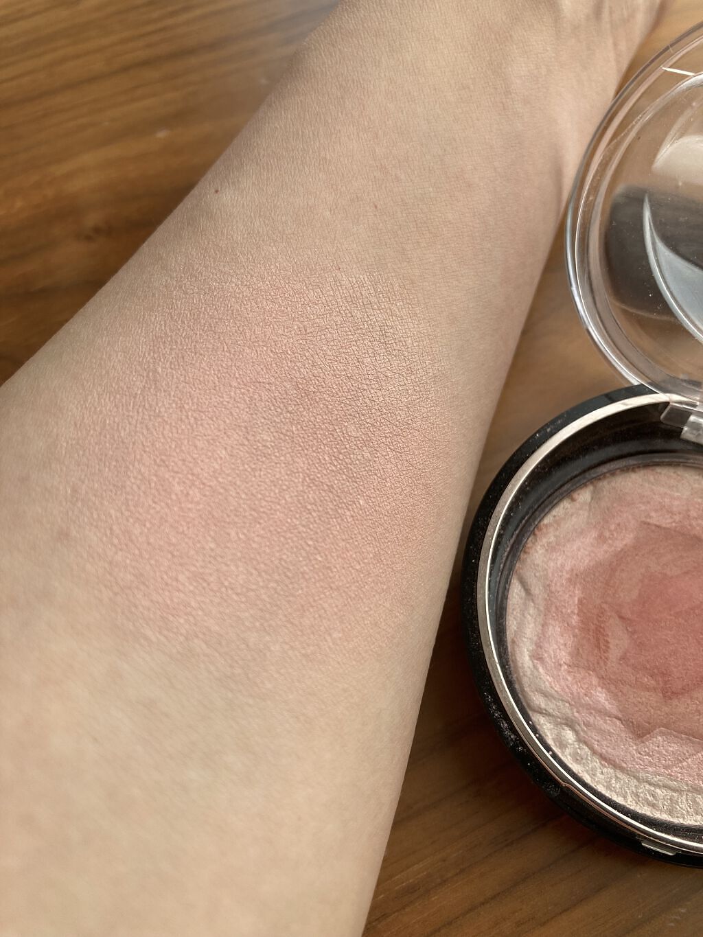 スマイルアップチークスＳ 03 コーラルベージュ/コフレドール/パウダーチークを使ったクチコミ（2枚目）