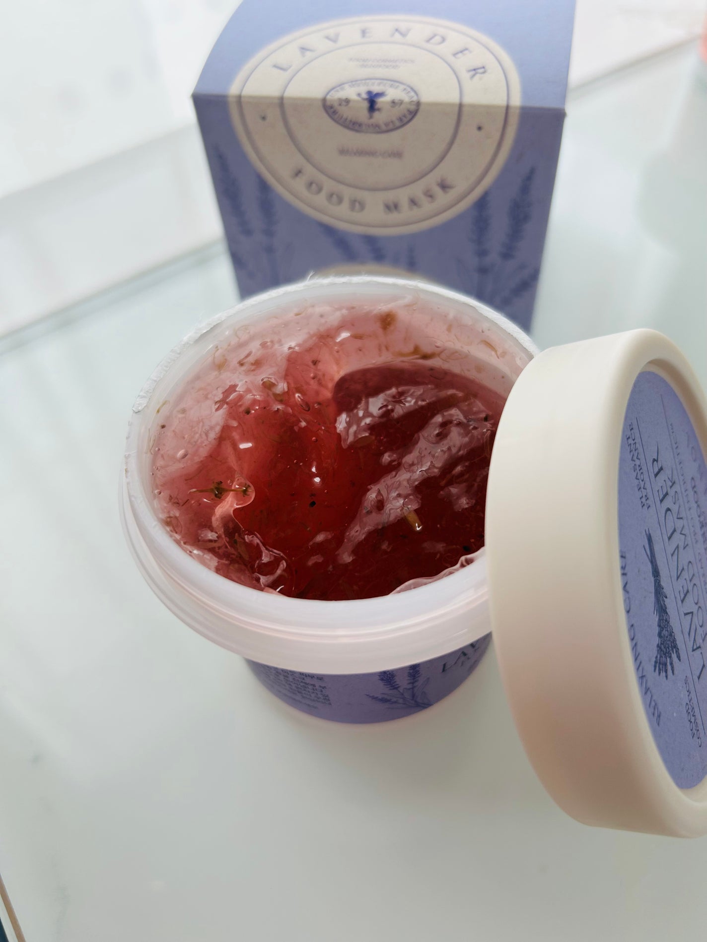 ラベンダー フードマスク/SKINFOOD/洗い流すパック・マスクを使ったクチコミ(4枚目)