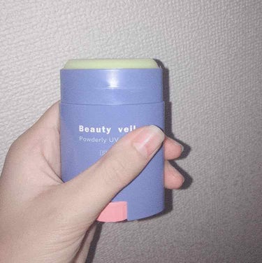 Beauty veil パウダリーUVスティックのクチコミ「はじめまして。紗紗と言います。
普段LIPSは見る専門でしたが、気になったものを見つけたので、.....」（3枚目）