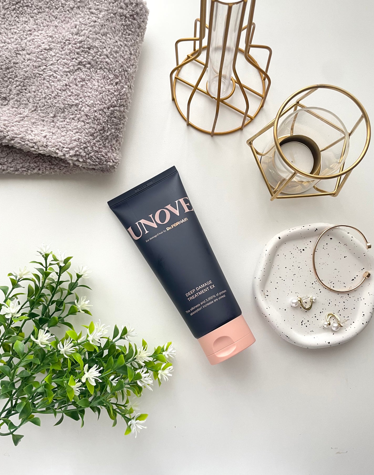 ディープダメージトリートメントEX/UNOVE/洗い流すヘアトリートメントを使ったクチコミ(1枚目)