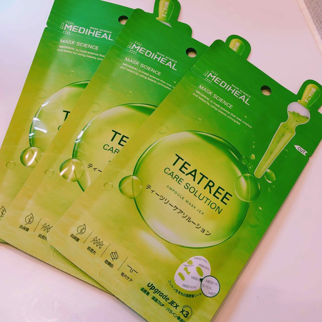 ティーツリーケアソリューション アンプルマスクJEX/MEDIHEAL/シートマスク・パックを使ったクチコミ(2枚目)
