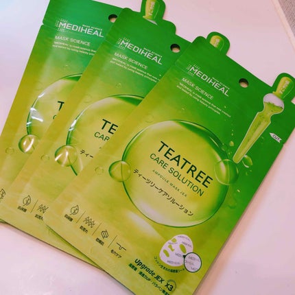ティーツリーケアソリューション アンプルマスクJEX/MEDIHEAL/シートマスク・パックを使ったクチコミ(2枚目)