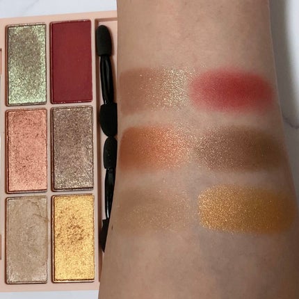 イロアソビ 6色アイパレット/iroasobi/アイシャドウパレットを使ったクチコミ(5枚目)