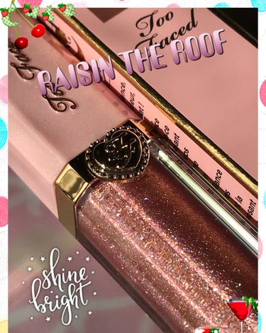 リッチ＆ダズリン ハイシャイン スパークリング リップグロス レーズン ザ ルーフ/Too Faced/リップグロスを使ったクチコミ（2枚目）