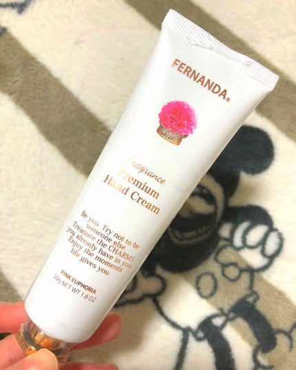 フレグランスプレミアムハンドクリーム(ピンクエウフォリア)/フェルナンダ/ハンドクリームを使ったクチコミ(2枚目)
