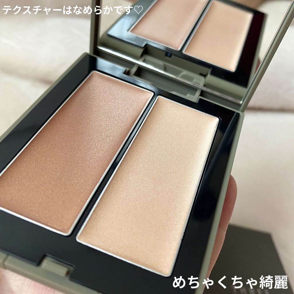 THREE シマリング グロー デュオ/THREE/クリームハイライトを使ったクチコミ（2枚目）