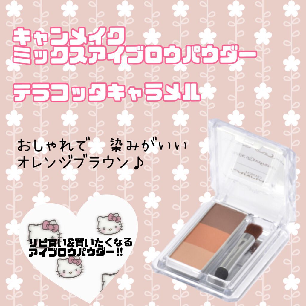 ミックスアイブロウ/キャンメイク/パウダーアイブロウを使ったクチコミ（1枚目）