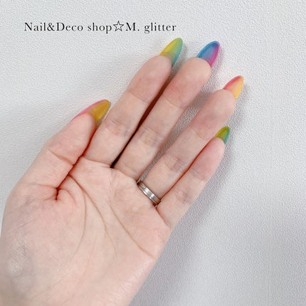 ノンワイプクリア キャンジェル(トップコート)/プリジェル/ジェルネイルを使ったクチコミ(6枚目)