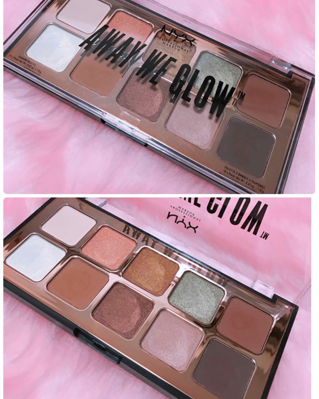 アウェイ ウィーグローシャドウパレットA/NYX Professional Makeup/アイシャドウパレットを使ったクチコミ（1枚目）