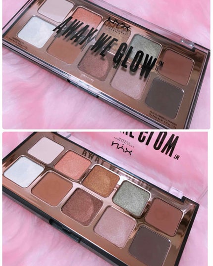 アウェイ ウィーグローシャドウパレットA/NYX Professional Makeup/アイシャドウパレットを使ったクチコミ(1枚目)