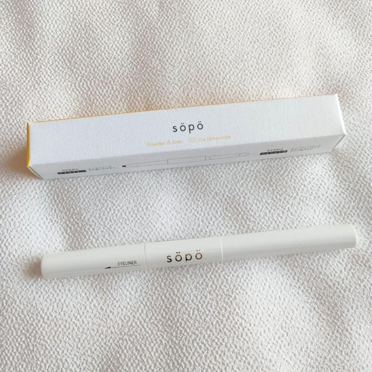 パウダー&ライナー/sopo/スティックアイシャドウを使ったクチコミ(1枚目)