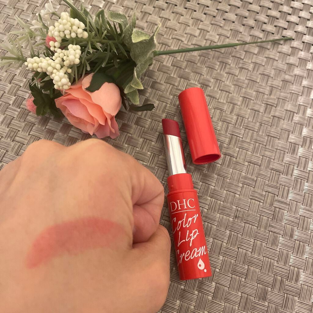濃密うるみカラーリップクリーム/DHC/リップクリームを使ったクチコミ(1枚目)