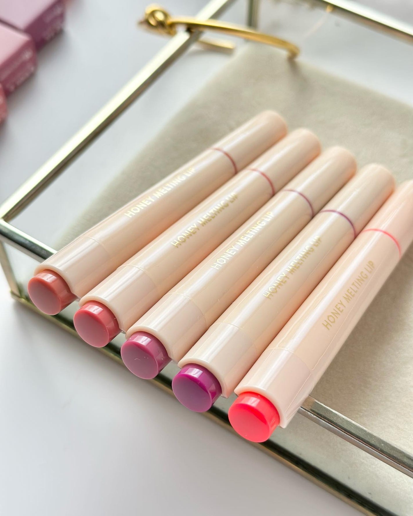 ハニーメルティングリップ/ネイチャーリパブリック/口紅を使ったクチコミ(2枚目)