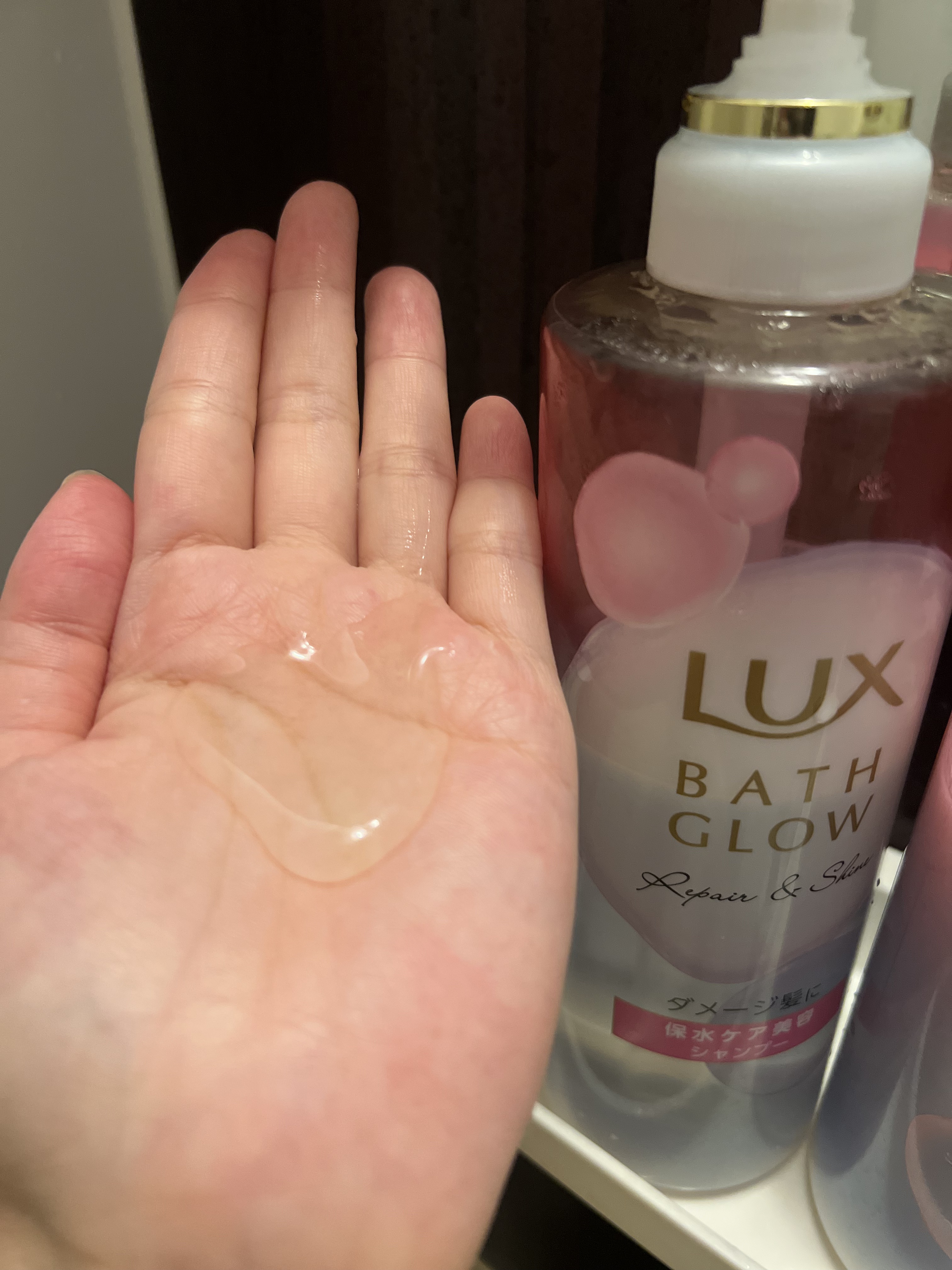 バスグロウ リペア&シャイン シャンプー／トリートメント/LUX/シャンプー・コンディショナーを使ったクチコミ（3枚目）