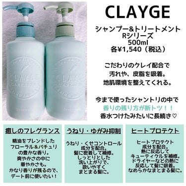 シャンプー／トリートメントR  シャンプー/CLAYGE/シャンプー・コンディショナーを使ったクチコミ（2枚目）