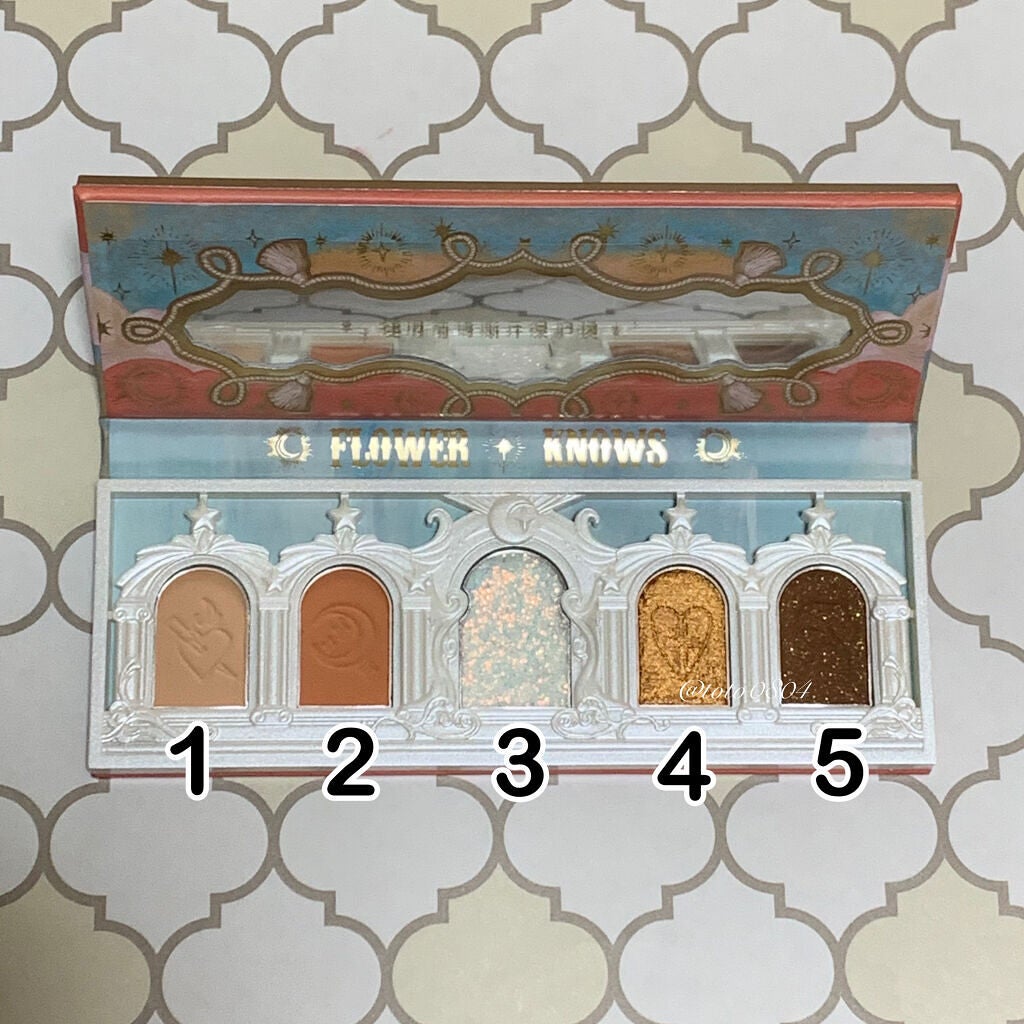 ユニコーンシリーズ アイシャドウパレット/FlowerKnows/アイシャドウパレットを使ったクチコミ(2枚目)