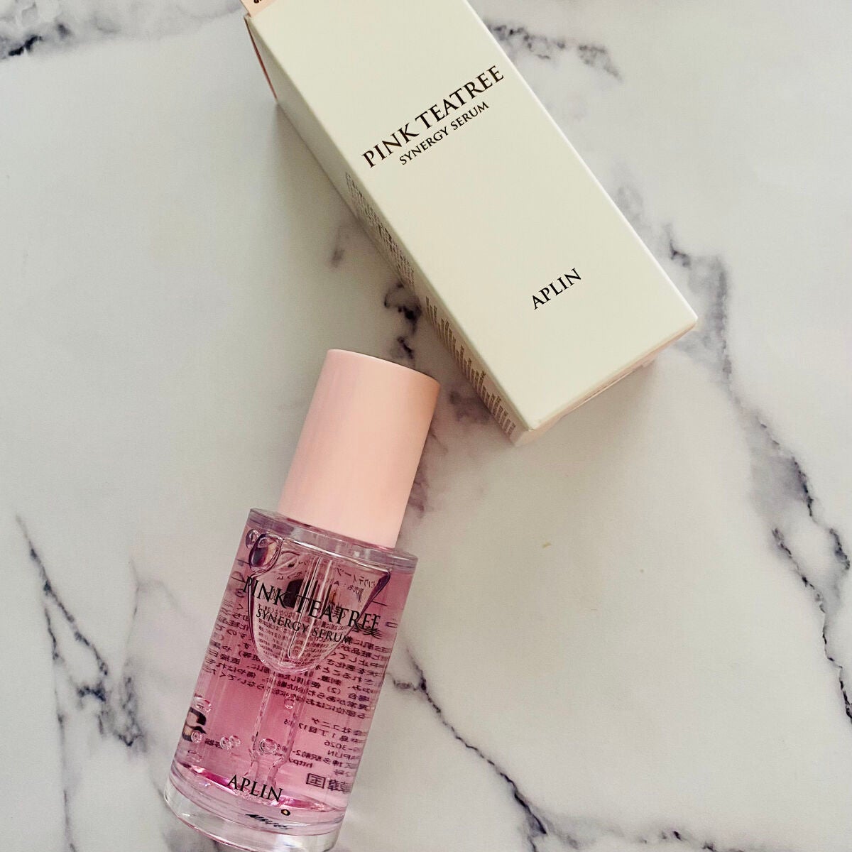 ピンクティーツリーシナジーセラム/APLIN/美容液を使ったクチコミ(6枚目)