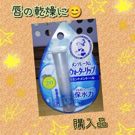 ウォーターリップ ミントメントール/メンソレータム/リップクリームを使ったクチコミ(1枚目)