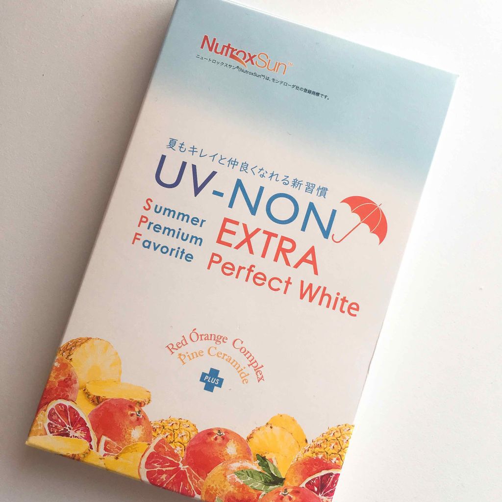 ウブノンエクストラパーフェクトホワイト/UV-NON/美容サプリメントを使ったクチコミ（1枚目）