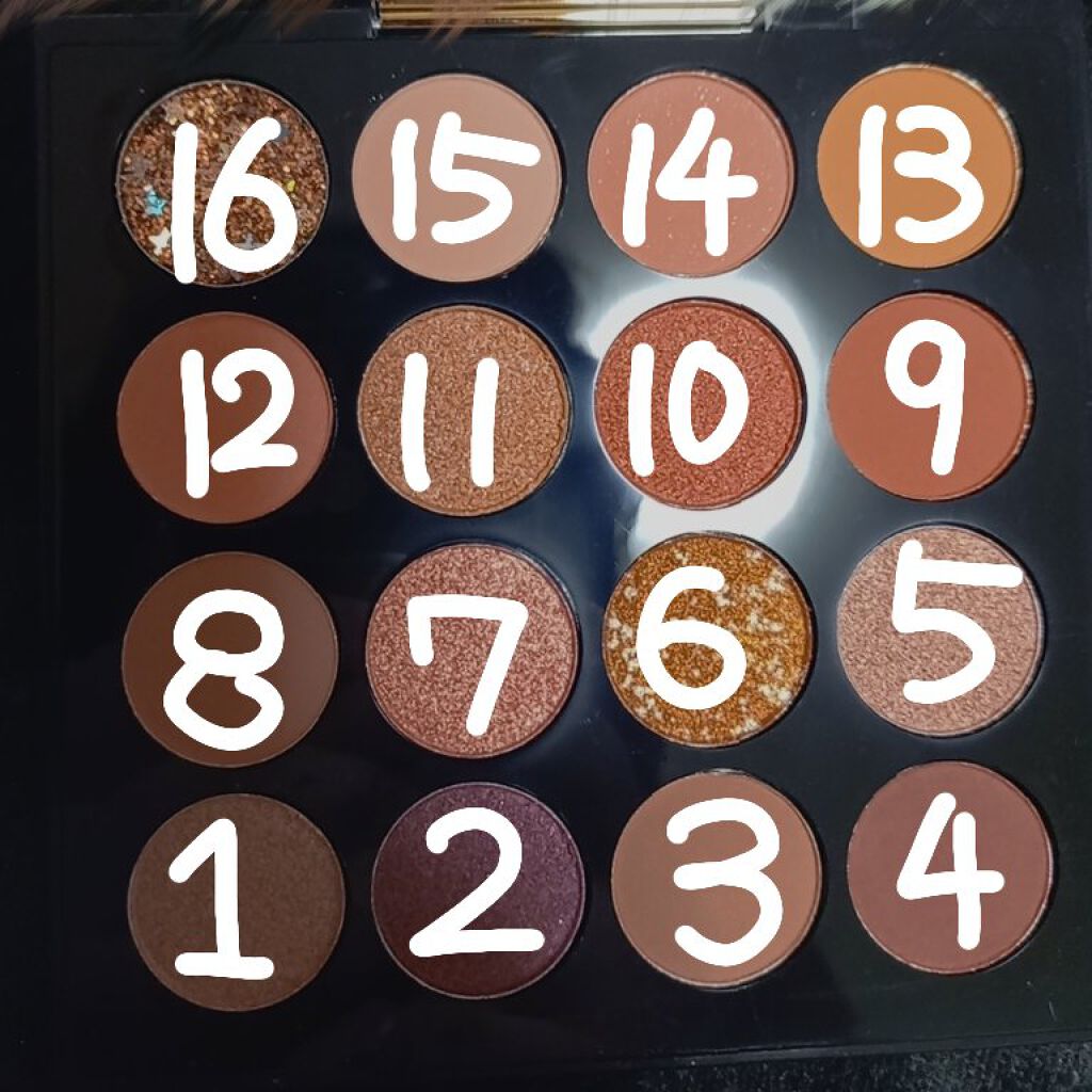 大英博物館 エジプトシリーズ アイシャドウパレット/ZEESEA/アイシャドウパレットを使ったクチコミ(4枚目)