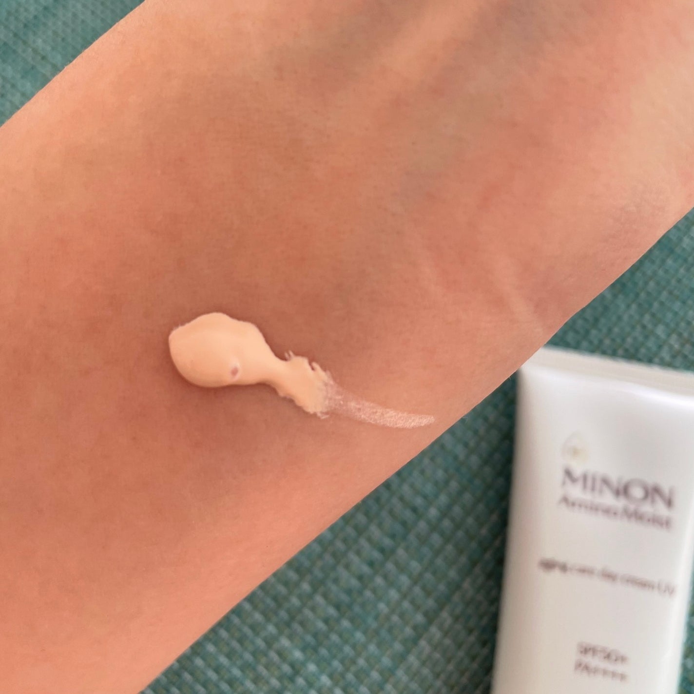ミノン アミノモイスト エイジングケア デイクリームUV/ミノン/日焼け止めクリームを使ったクチコミ(7枚目)