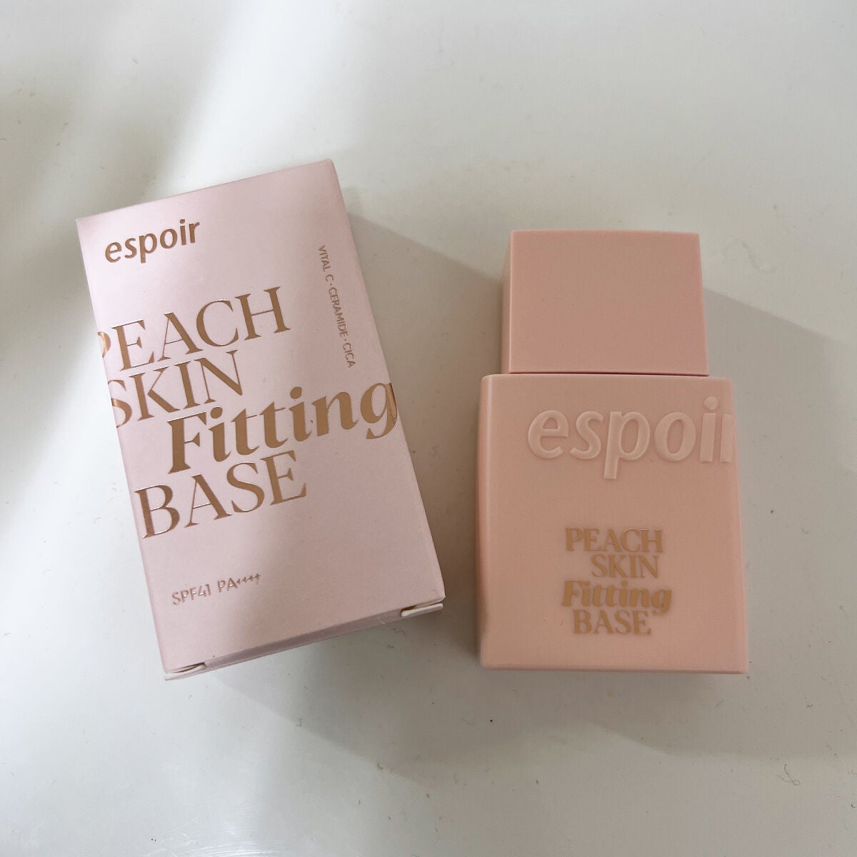 ピーチスキンフィッティングベース/espoir/化粧下地を使ったクチコミ(1枚目)