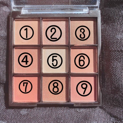 UR GLAM BLOOMING EYE COLOR PALETTE/U R GLAM/アイシャドウパレットを使ったクチコミ(2枚目)