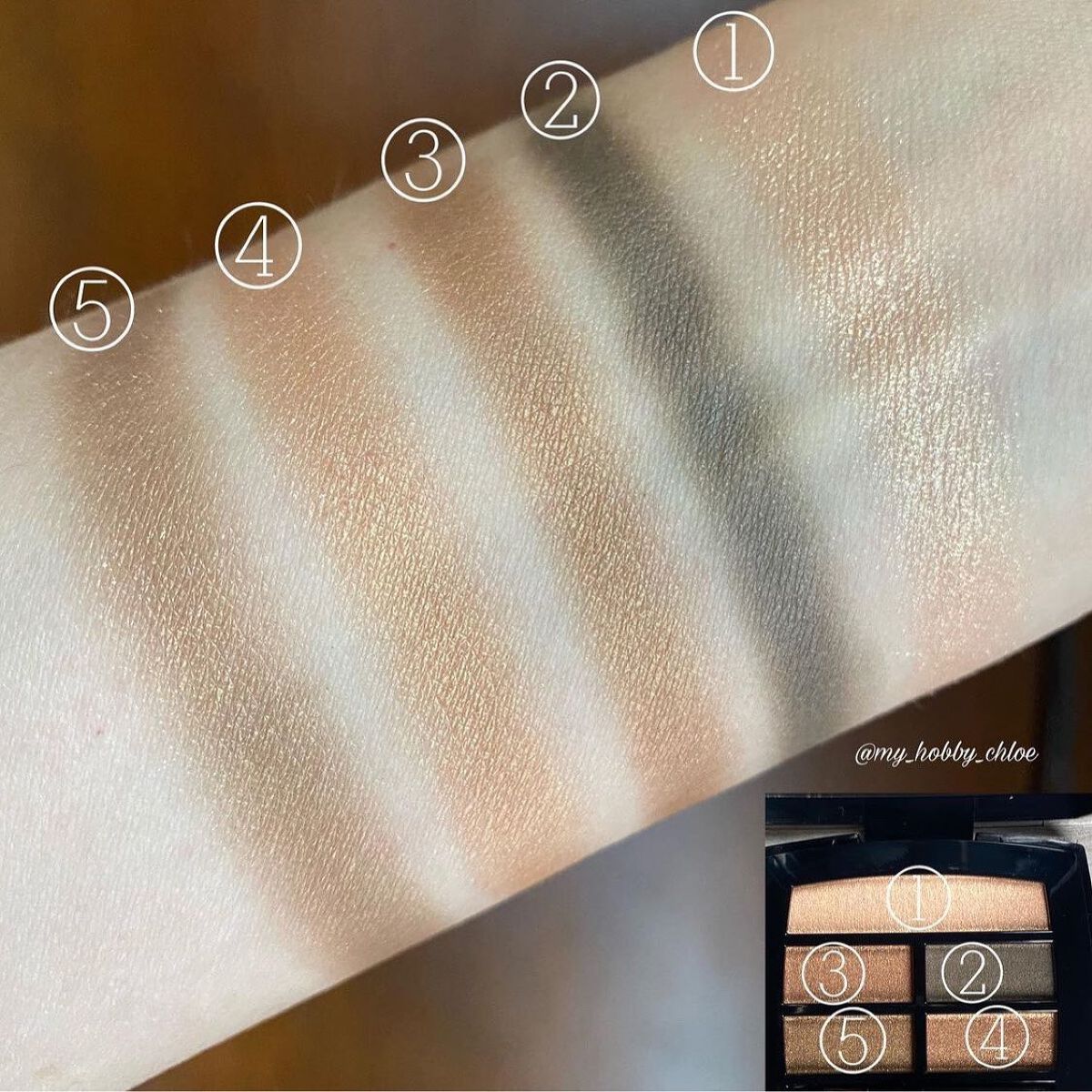 レ ベージュ パレット ルガール/CHANEL/アイシャドウパレットを使ったクチコミ(3枚目)