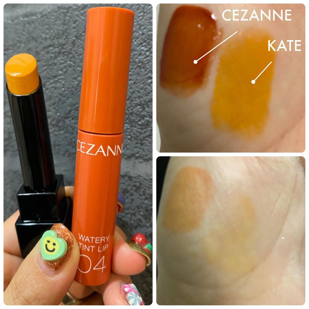 ウォータリーティントリップ/CEZANNE/リップティントを使ったクチコミ(3枚目)