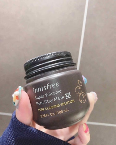 スーパーヴォルカニック　ポア　クレイマスク/innisfree/洗い流すパック・マスクを使ったクチコミ（1枚目）